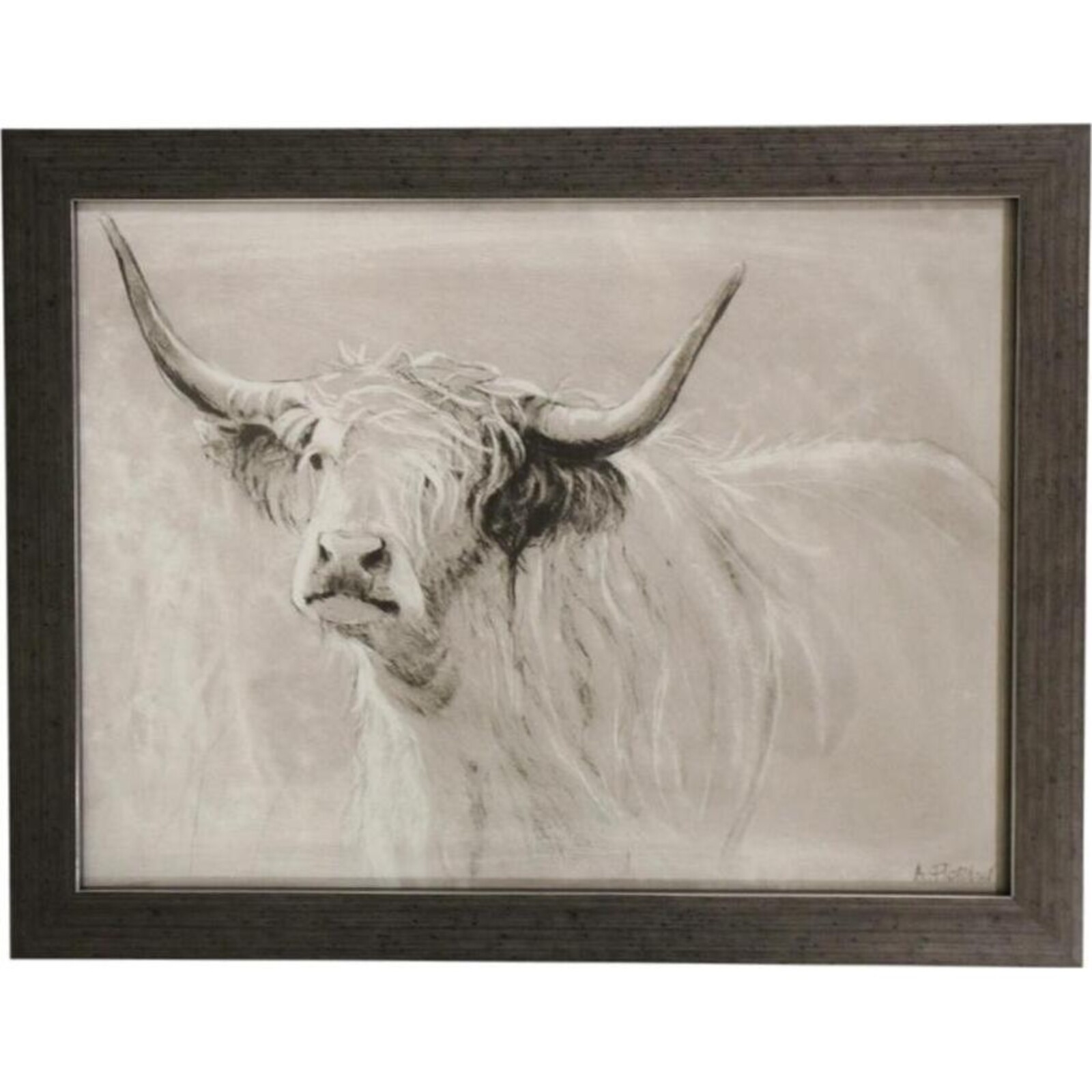 Framed Print Yak Drawing Buy Wholesale Homewares And Giftware Online
