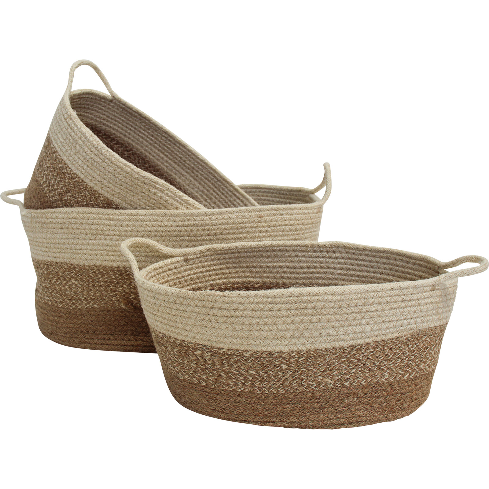 Basket Jute Oval S/3 Wholesale Homewares And Giftware LaVida Trading
