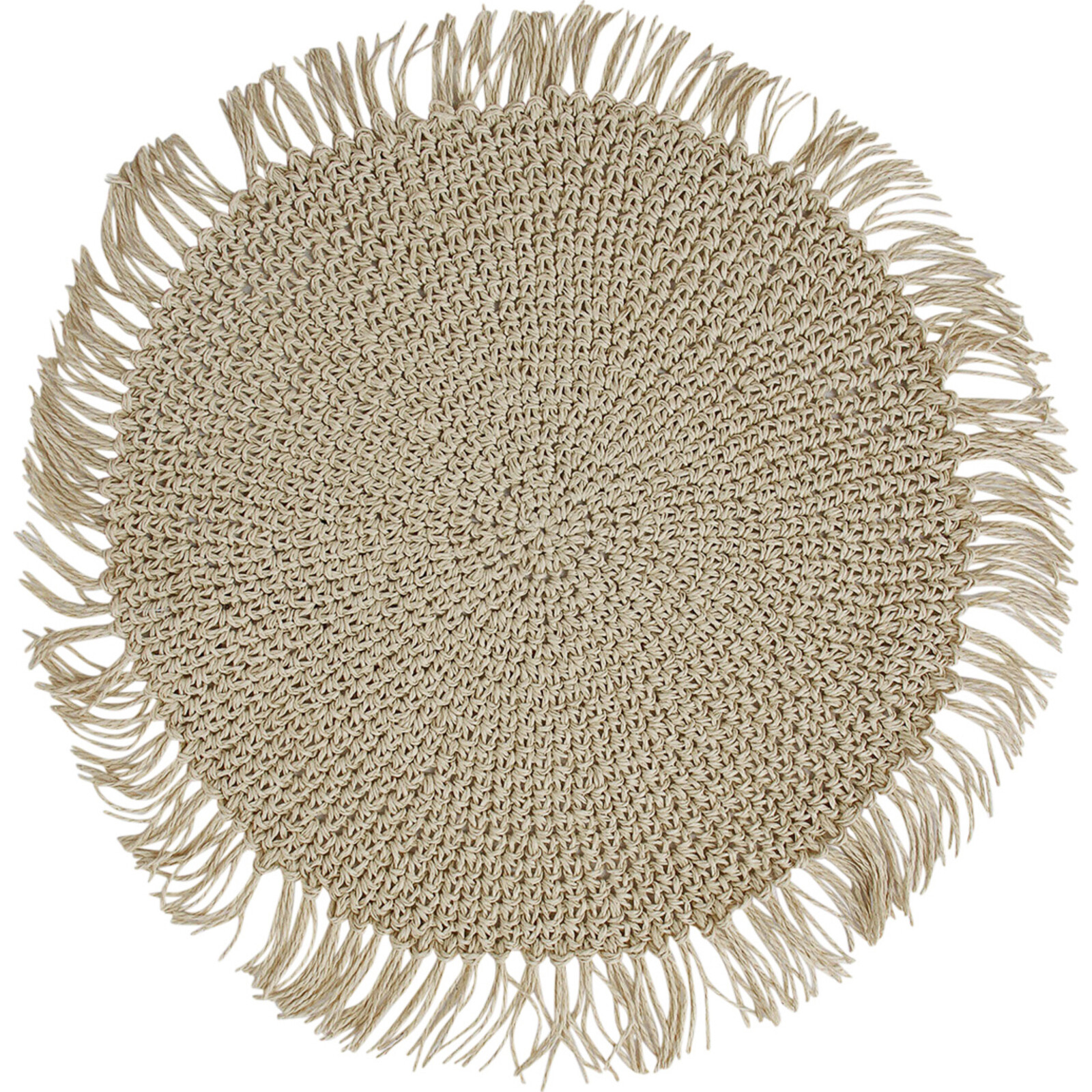 Placemat Woven Fringe Natural Wholesale Homewares And Giftware