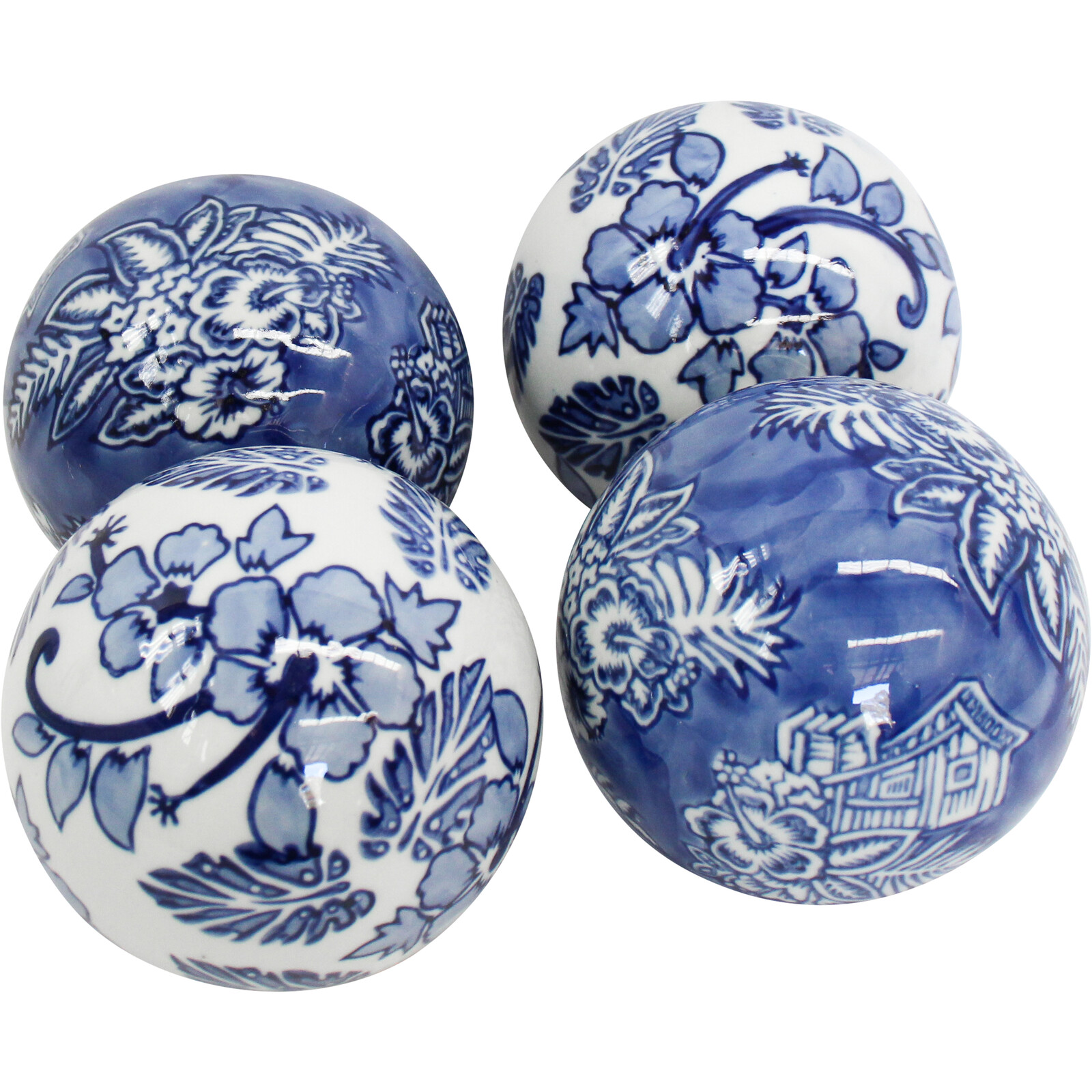 Porcelain Balls 4 Inch S/4 South Pacific Buy Wholesale Homewares And